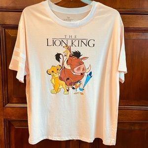 NWT Disney - The Lion King Crop Top Tee